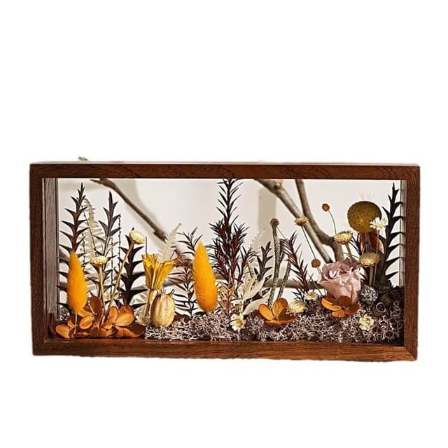 Quality 聚家 永生花相框 桌上擺件 乾花裝飾品 手工DIY材料包 家居裝飾品 生日禮物