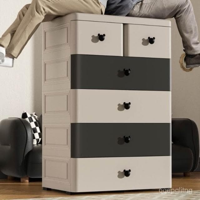 免運 新品上市 加厚收納櫃抽屜式寶寶衣櫃嬰兒衣服多層儲物櫃兒童衣櫥家用置物櫃