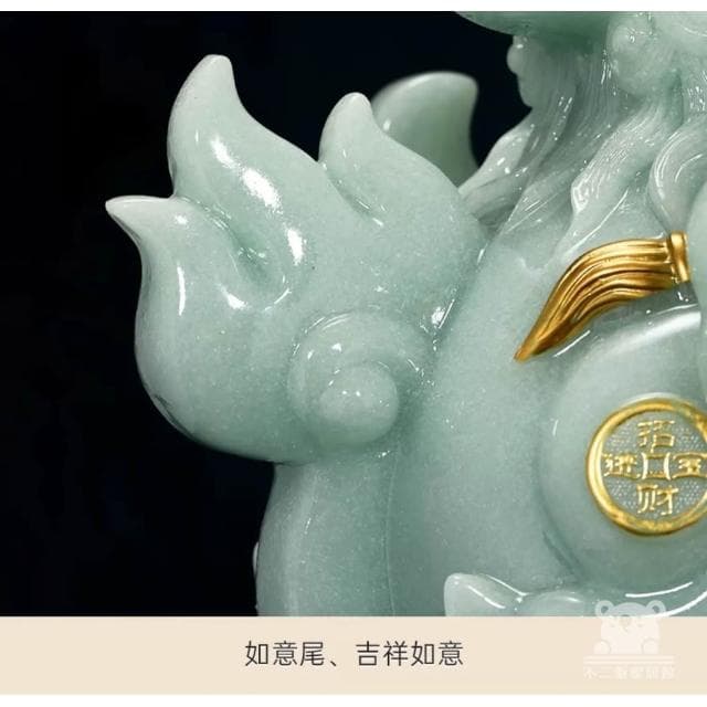 宅配免運 開光貔貅擺件 納財招財 開業禮物 轉運鎮宅旺財 飛天皮丘裝飾品 創意輕奢 喬遷入厝禮 風水擺件 FIH08