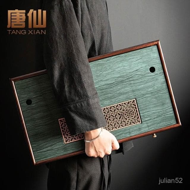 茶盤 實木小型茶臺 泡茶盤 茶臺  茶臺 茶具 茶臺 茶具組茶盤陶瓷蓄水幹泡臺簡約輕奢長方形儲水託盤小型茶幾茶海功夫茶具