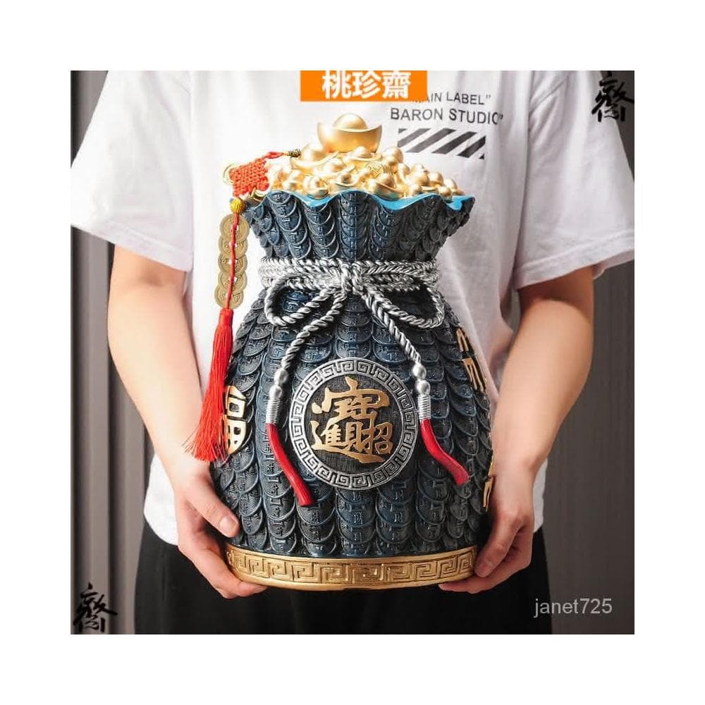 精選 存錢筒  桌麵玄關擺件 落地擺件 喬遷禮物 超大容量 存錢罐 儲錢罐 撲滿 新款存錢罐 衹進不齣大號儲蓄罐擺件