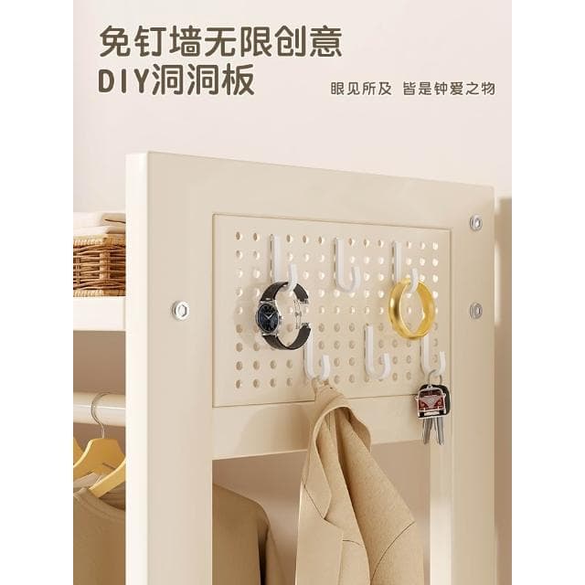 成人衣柜简易儿童衣物收纳柜婴儿小衣橱出租屋卧室落地挂衣帽架子