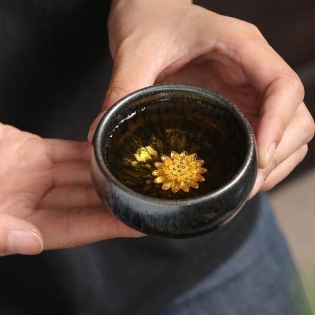 ⭐⭐台灣出貨 建盞茶具套裝家用整套茶杯茶碗茶具百花鑲銀功夫茶具套裝茶具禮盒