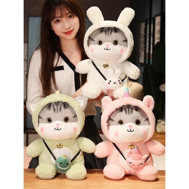 可愛貓咪玩偶公仔小貓毛絨玩具女孩布娃娃兒童安撫睡覺抱生日禮物