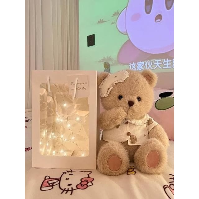 安撫小羊玩偶熊公仔毛絨玩具生女孩睡覺抱枕娃娃生日禮物送男朋友