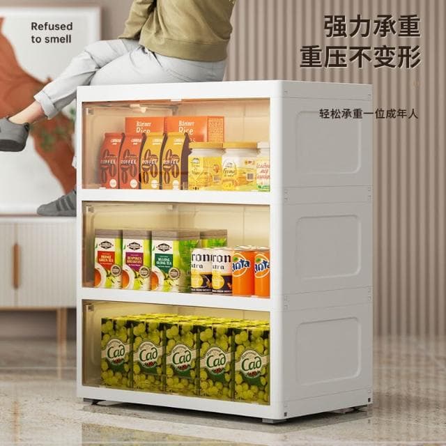 寶寶衣櫃小衣櫥家用透明嬰幼兒玩具零食儲物櫃衣服收納櫃