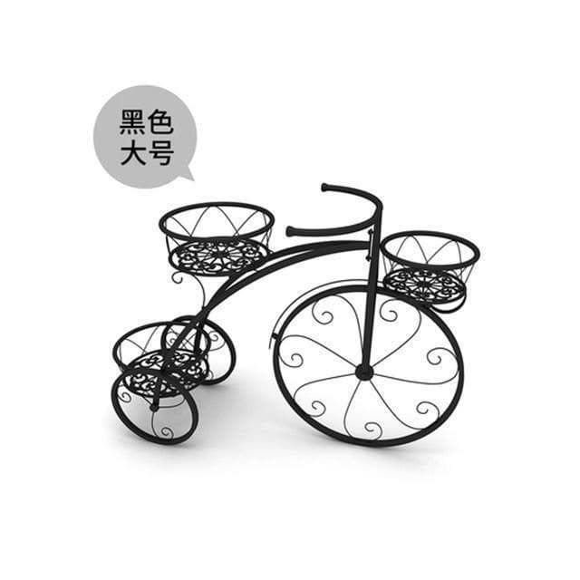免運#歐式花架鐵藝自行車吊籃陽臺單車多層室內落地花盆架多肉綠蘿戶外多肉植物架 戶外花架 陽臺花架 盆栽架 花盆架