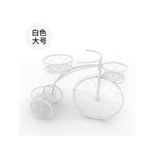 免運#歐式花架鐵藝自行車吊籃陽臺單車多層室內落地花盆架多肉綠蘿戶外多肉植物架 戶外花架 陽臺花架 盆栽架 花盆架