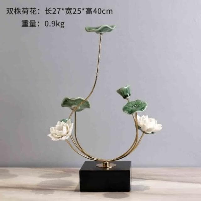 事事順利家居飾品 玄關櫃高擺件 裝飾 新中式 客廳酒櫃工藝品 喬遷禮物