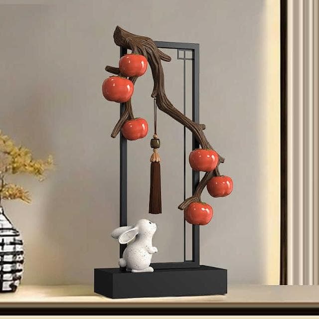 事事順利家居飾品 玄關櫃高擺件 裝飾 新中式 客廳酒櫃工藝品 喬遷禮物