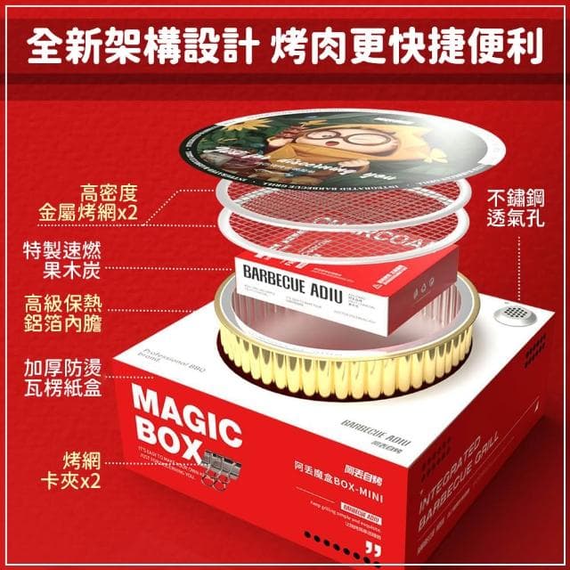 烤肉爐 烤肉架拋棄式 圍爐一次性 露營烤肉架BBQ 中秋烤肉 野餐烤肉 CP最高免運