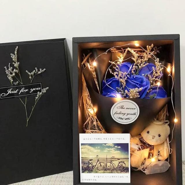 永不雕零玫瑰花束 生日禮物 情人節禮物 教師節禮物 母親節禮物 永生花 精美 禮物 玫瑰花束