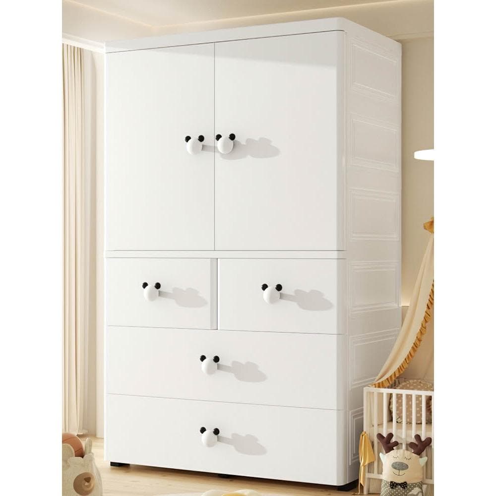 特大加厚寶寶衣櫃嬰兒收納櫃簡易兒童小衣櫥五斗櫥衣服儲物櫃