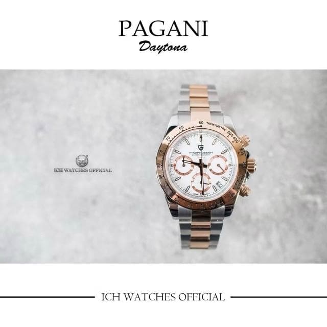 【Pagani 帕加尼】ICHco 實體門市 美國Pagani Design Daytona迪通拿系列賽車三眼計時錶-男錶女錶石英錶機械錶生日禮物父親節禮物情人節