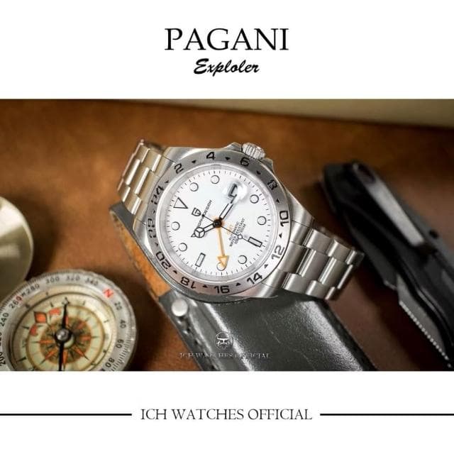 【Pagani 帕加尼】ICHco 實體門市 美國Pagani design PD-1689探險家系列機械錶-男錶運動錶潛水錶生日禮物情人節禮物Exploler