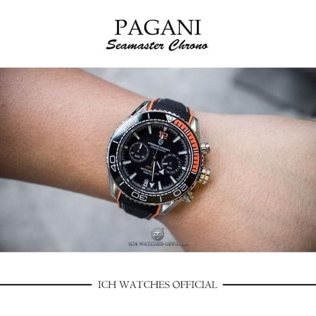 【Pagani 帕加尼】ICHco 實體門市 美國Pagani Design PD-1711海馬款計時錶潛水錶-手錶男錶女錶生日禮物運動錶父親節禮物聖誕禮物