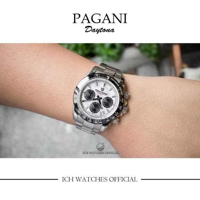 【Pagani 帕加尼】ICHco 實體門市 美國Pagani Design PD1644 Daytona系列類隕石面賽車錶-手錶運動錶男錶女錶生日禮物情人節