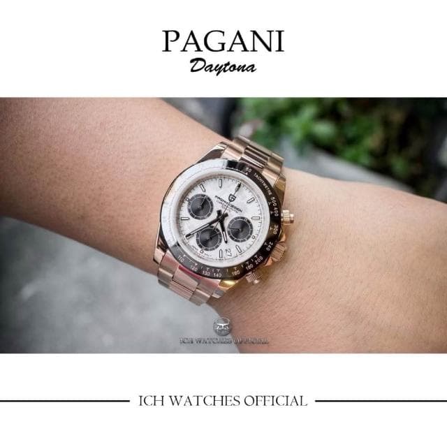 【Pagani 帕加尼】ICHco 實體門市 美國Pagani Design PD1644 Daytona系列類隕石面賽車錶-手錶運動錶男錶女錶生日禮物情人節