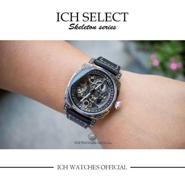 ICHco 實體門市 ICH SELECT 鏤空機械錶義大利海軍-男錶女錶運動錶正裝錶情人節禮物生日禮物父親節禮物