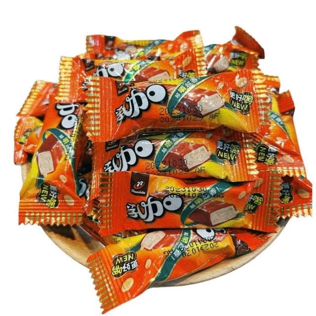 喉愛呷小舖 七七乳加巧克力 250g 1000g/包 迷你款 77乳加巧克力 傳統經典糖果巧克力系列。