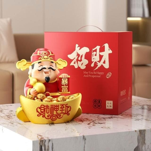 財神爺 財神 聚寶盆 招財 聚財 擺件 玄關鑰匙收納 玄關收納 招財擺件 玄關擺飾 財位擺件 開業 喬遷 開店 禮物
