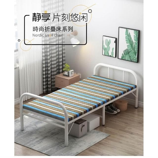 折疊床折疊床單人板式床收縮床木板床午休床成人家用單人床隱形床簡易床