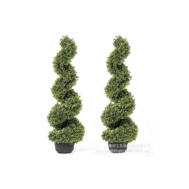 仿真綠植米蘭樹螺旋柱盆栽蛇形樹假植物室內落地式婚禮盆景盆栽擺