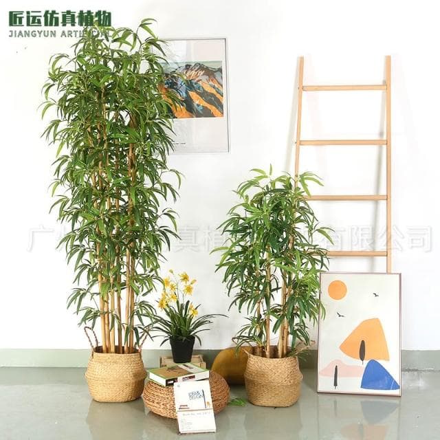 網紅中式禪意造景植物仿真竹子盆栽 高級感超高仿真人造竹子盆景