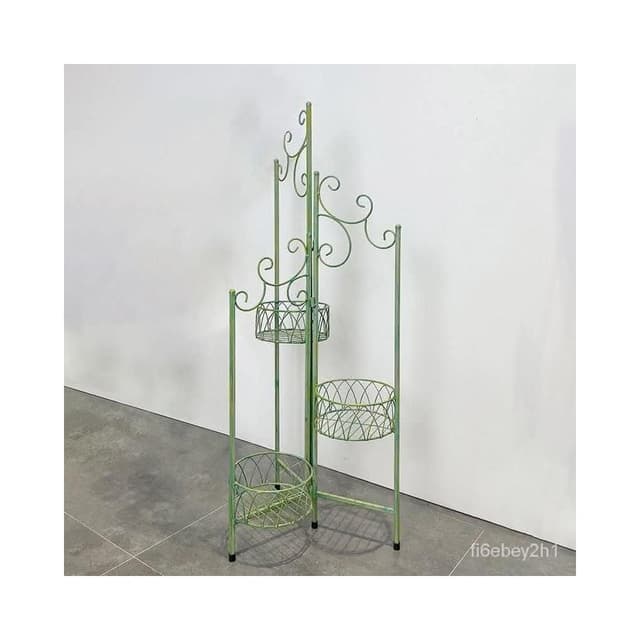 特價下殺花架陽臺花架落地架多層花架鐵藝複古花架子做舊綠植架陽臺多層植物架花園置物架植物花架盆栽架