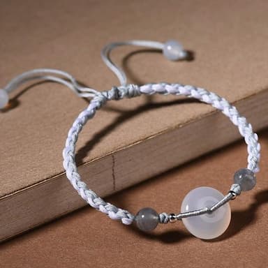 【EMMA SUE】手鍊 平安扣手鍊 手環 飾品 手工編織 瑪瑙手鍊 平安扣 情侶手鍊 手繩 閨蜜手鍊 編織手鍊 手鍊女 生日禮物