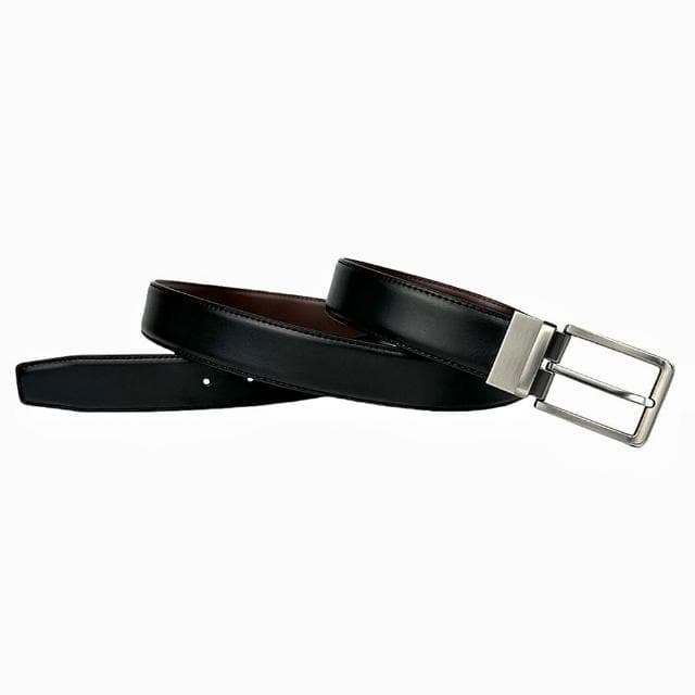 【EMMA SUE】商用皮帶 牛皮腰帶 真皮皮帶 皮帶 腰帶 針扣皮帶 休閒腰帶 棕色腰帶 生日禮物 雙面皮帶 牛皮皮帶 黑色皮帶