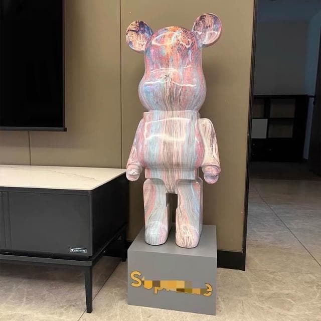 桃甜也居家生活 網紅暴力熊存錢筒落地大擺飾客廳家居電視櫃裝飾新家喬遷新居禮品