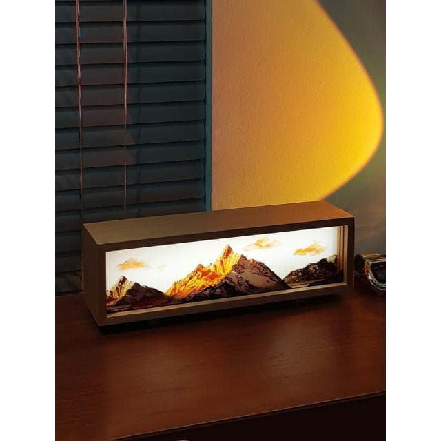 日照金山氛圍燈生日禮物情人節新婚禮品喬遷新居擺件電視櫃小夜燈