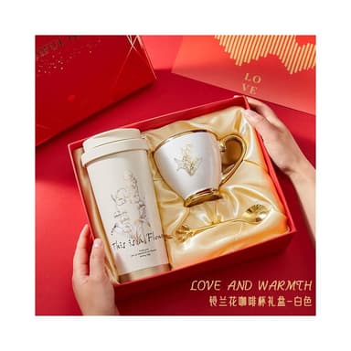 生日禮物送女生客戶老師實用高級感禮盒保溫杯定制結婚美業伴手禮