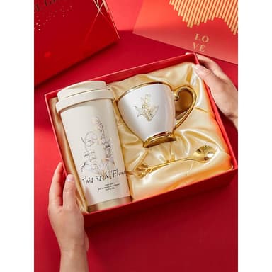生日禮物送女生客戶老師實用高級感禮盒保溫杯定制結婚美業伴手禮