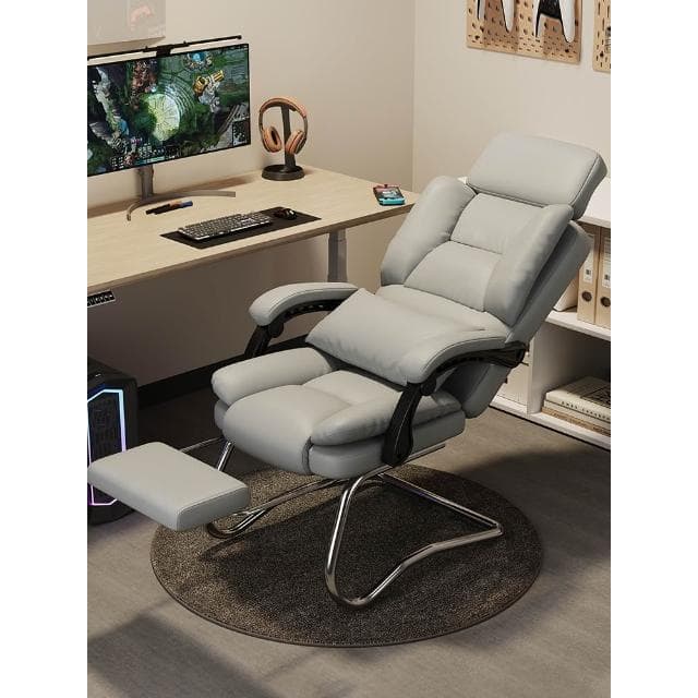 辦公椅舒適久坐弓形電腦椅家用老闆椅可躺按摩椅書房座椅弓型椅子