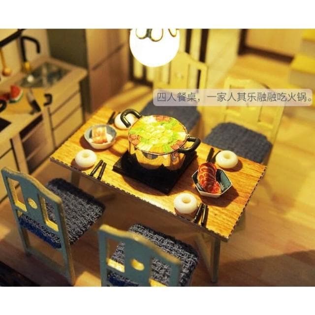 大旺小舖:DIY小屋 墨香竹韻袖珍屋娃娃屋材料包 賣場上百款小屋可選 生日結婚母親節情人節聖誕交換禮物