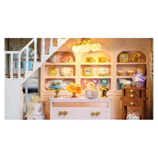 大旺小舖:DIY小屋迷你家園  心意禮品店 袖珍屋娃娃屋材料包 生日結婚母親節情人節聖誕交換禮物 實體店面