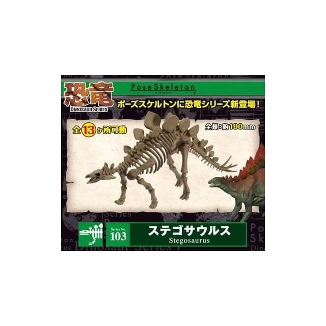 大旺小舖:日本正版Re-Ment食玩骨頭人骨頭恐龍劍龍 No.103科學教具搭配黏土人生日結婚母親節情人節聖誕交換禮物