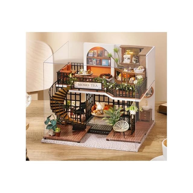 大旺小舖:DIY小屋 叢林么么茶 袖珍屋娃娃屋材料包  賣場上百款小屋 生日結婚母親節情人節聖誕交換禮物