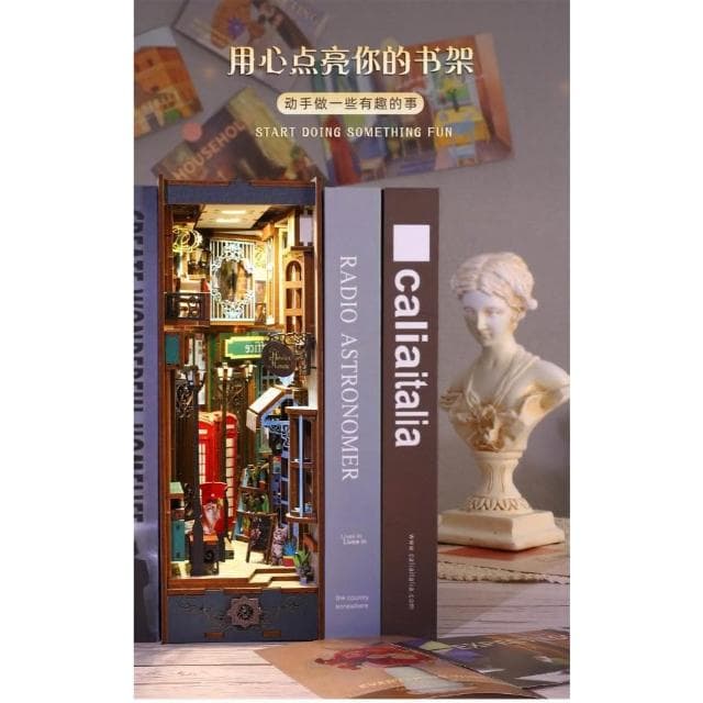 大旺小舖:台北現貨書立DIY小屋海島假期 袖珍屋娃娃屋材料包 生日結婚母親節情人節聖誕交換禮物 實體店面
