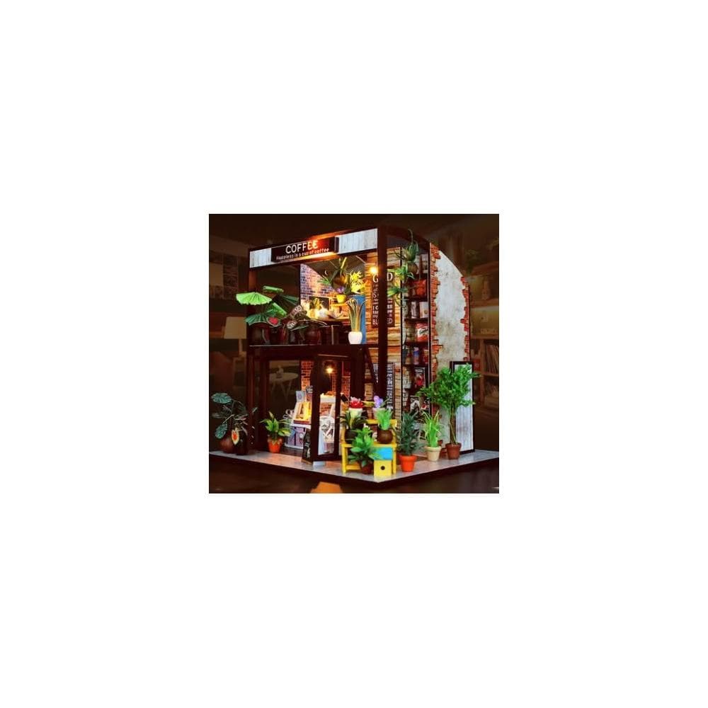 大旺小舖: 台北市有現貨 diy袖珍娃娃屋材料包小屋時光旅行咖啡屋 生日結婚母親節情人節聖誕交換禮物 實體店面