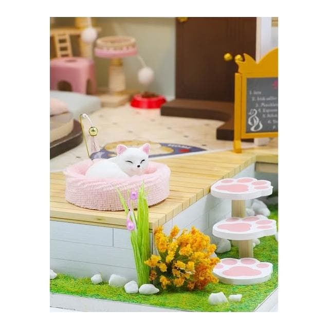 大旺小舖:台北現貨DIY小屋貓咖後花園 袖珍屋娃娃屋材料包 生日結婚母親節情人節聖誕交換禮物 實體店面