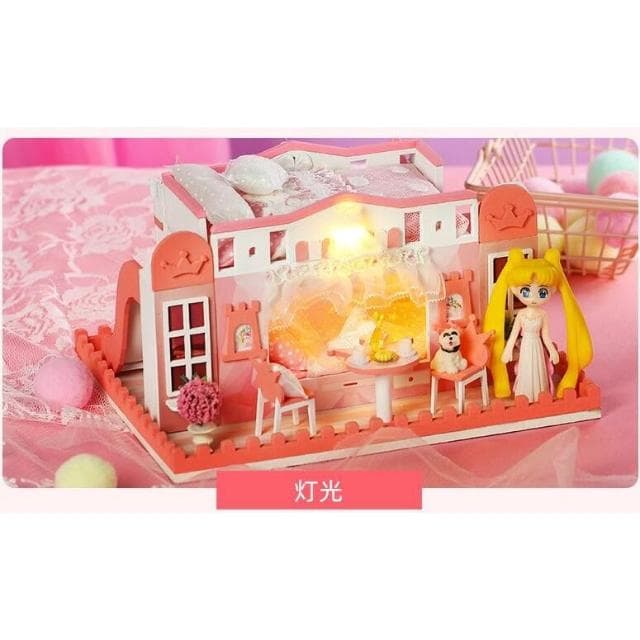 大旺小舖: 台北現貨diy袖珍娃娃屋材料包公主城堡  生日結婚母親節情人節聖誕交換禮物 實體店面