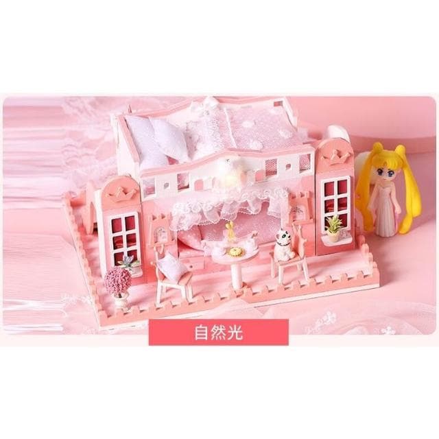 大旺小舖: 台北現貨diy袖珍娃娃屋材料包公主城堡  生日結婚母親節情人節聖誕交換禮物 實體店面