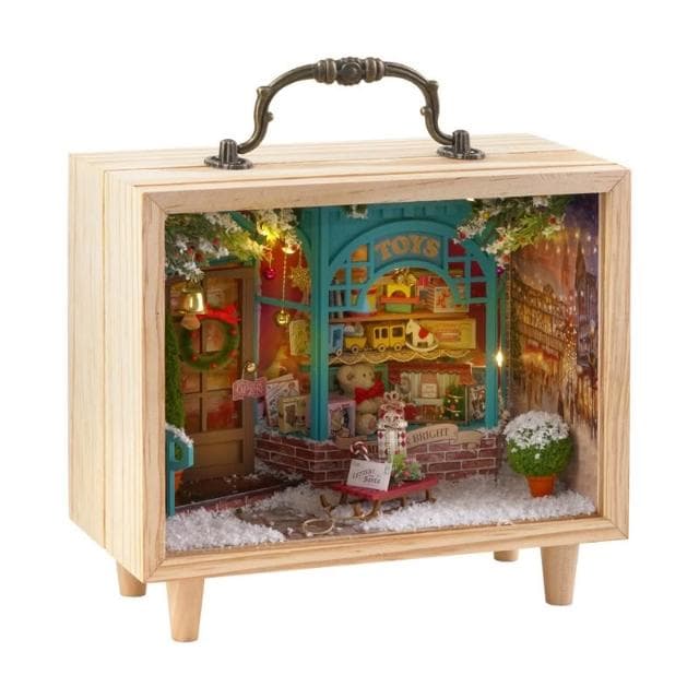 大旺小舖:台北現貨DIY小屋袖珍屋娃娃屋材料包 圓夢商店 台北車站實體店面 生日結婚母親節情人節聖誕交換禮物