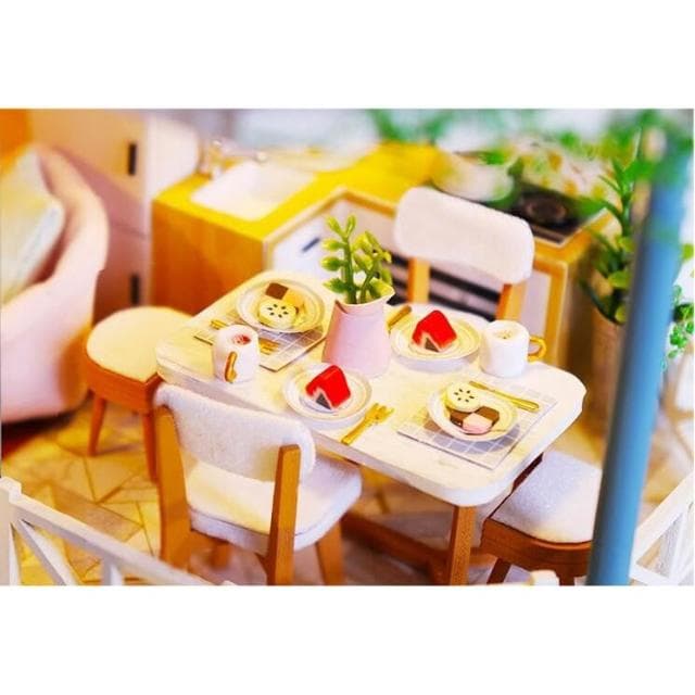 大旺小舖: diy袖珍娃娃屋材料包琉璃時光 生日結婚母親節情人節聖誕交換禮物 實體店面