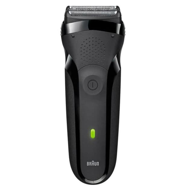 【BRAUN 百靈】BRAUN百靈三鋒系列電動刮鬍刀(充插兩用款)-300S-B