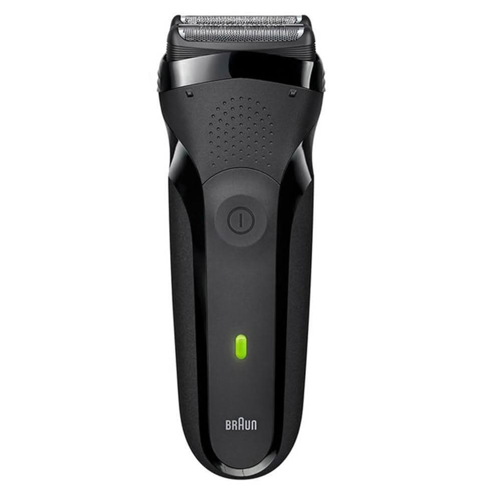 【BRAUN 百靈】BRAUN百靈三鋒系列電動刮鬍刀(充插兩用款)-300S-B