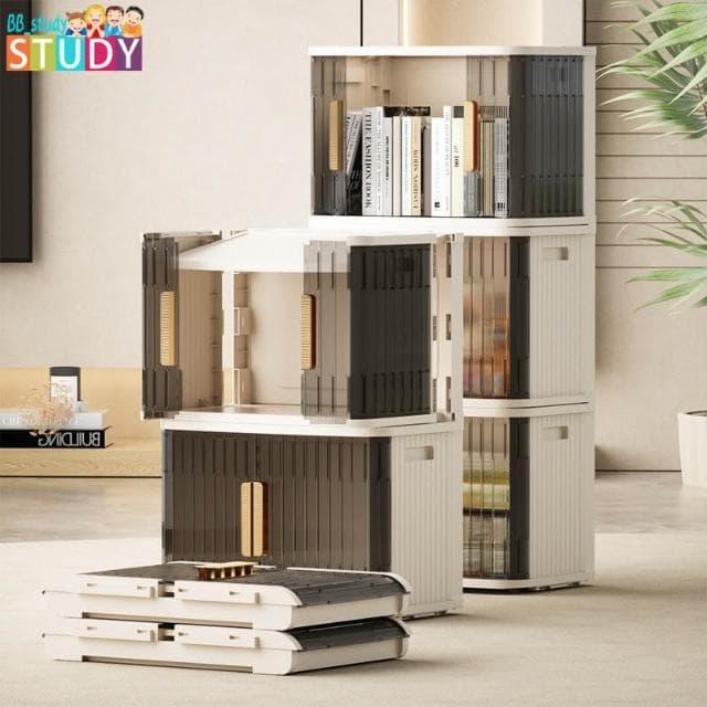 熱銷  捲簾收納櫃 可折疊衣服收納箱 家用玩具嬰兒童收納櫃 陽台飄窗整理櫃 整理箱 置物櫃 折疊櫃 折疊層櫃 摺疊收納